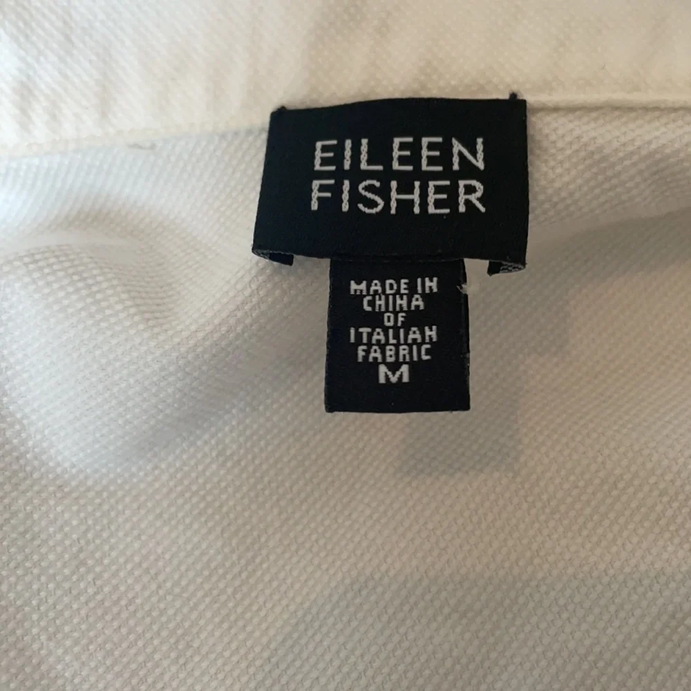 EILEEN FISHER Zip Up Collared Jacket - Picture 3 of 5